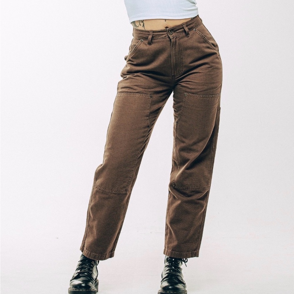 Women’s Brown Carpenter Trousers